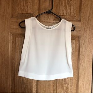 White Babaton Crop Top